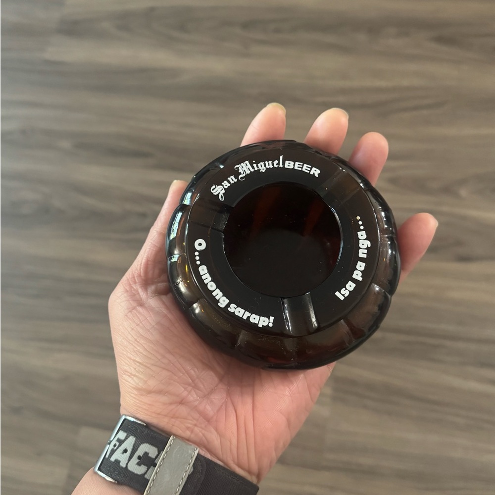 Vintage San Miguel Beer Brown Ashtray